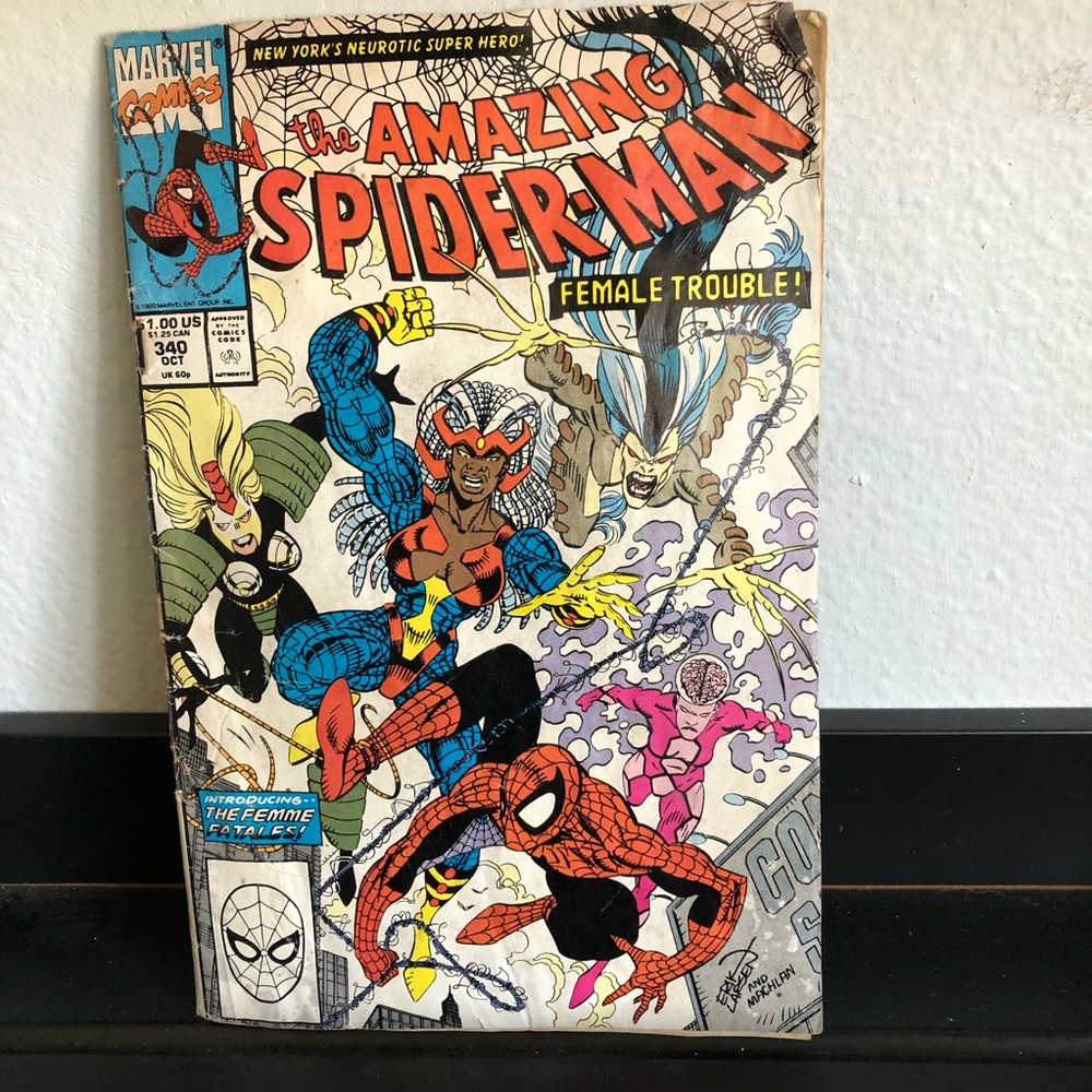 1990 The Amazing Spider-Man Comic Book Vintage